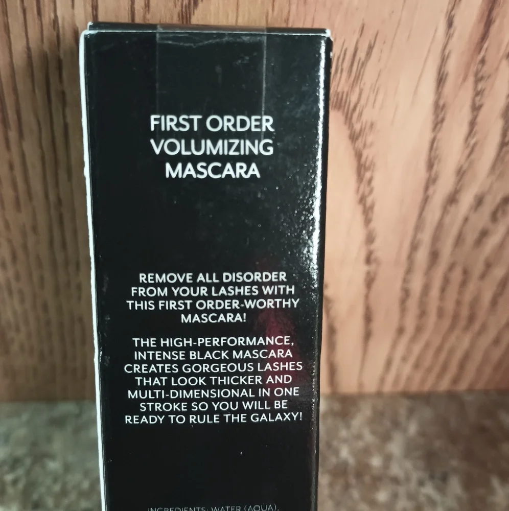 Disney Star Wars First Order Intense Black Mascara Cargo Cosmetics NEW Sealed